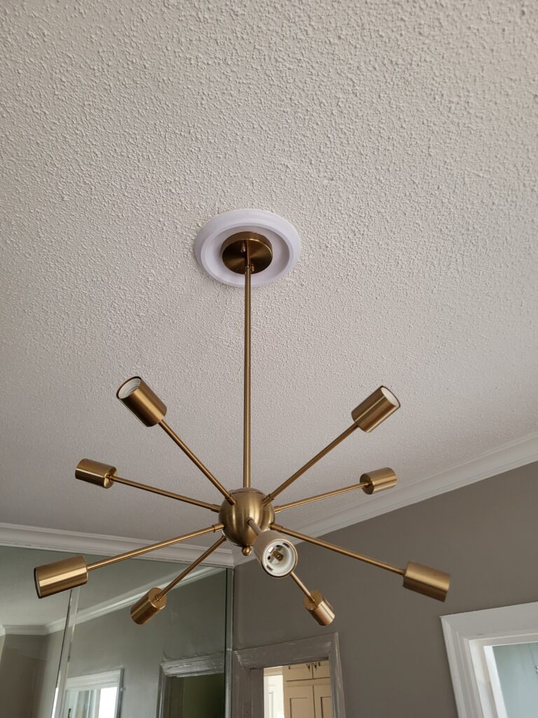 Ceiling Medallion Installation in University City
